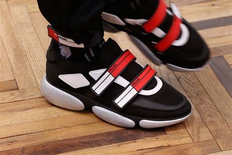 prada sneakers prada resort 2018|grey prada sneakers.